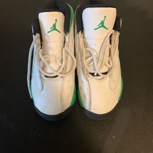 Jordan 13s White, Green, Black